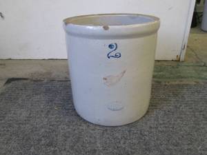 lot 175 image: 2-gallon Red Wing Stoneware Crock...