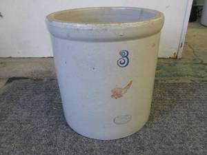 lot 178 image: 3-gallon Red Wing Stoneware Crock...