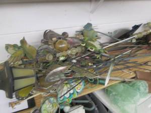 lot 283 image: Large lot of garden stakes decorati...