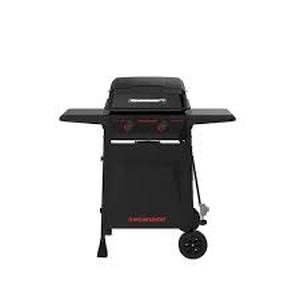 lot 3 image: Megamaster 2-Burner Propane Gas Grill in Black  Customer Returns See Pictures