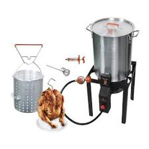 lot 8 image: LOCO 30 qt. Sure Spark Turkey Fryer  Customer Returns See Pictures