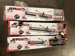 lot 38 image: Lot of Tile Flooring Cutters Customer Returns See Pictures