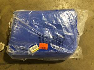 lot 40 image: Everbilt 30 ft. x 50 ft. General Purpose Blue Tarp  Customer Returns See Pictures