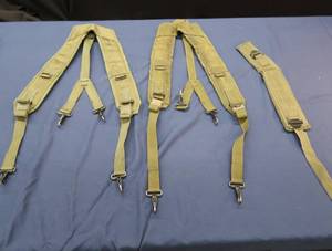 2 SUSPENDER EQUIPMENT BELTS