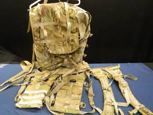 USGI OCP  LARGE RUCKSACK COMPLETE  PLUS BONUS HYDRATION CARRIERS
