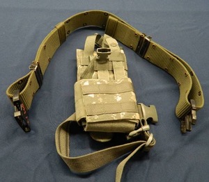 MILITARY HOLSTERS WITH BELTS