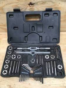 lot 52 image: Tap and Die Set with 2 Allen Wrench Sets