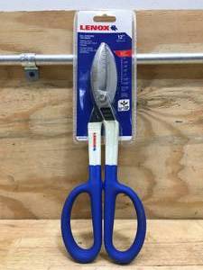 lot 53 image: Lenox All Purpose Tin Snips Model # LXHT73992H 1021246