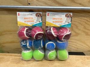 lot 116 image: 2 Packs of Run and Fetch Balls (6 balls per pack)