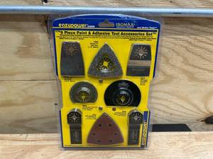 lot 33 image: EASYPOWER 9 Piece Paint & Adhesive Tool Accessories Set