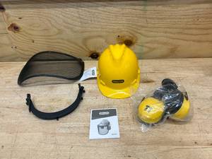 lot 35 image: OREGON Chainsaw Safety Protective Helmet with Visor Combo Set (10222421.95)