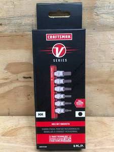 lot 80 image: Craftsman V Series Metric Hex Bit Socket Set Model # CMMT17720V 1022244