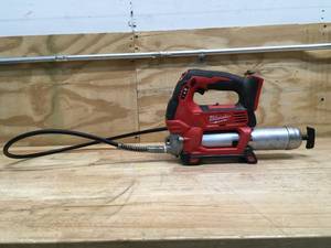 lot 12 image: Milwaukee Grease Gun Model # 2646-20 - Tool Only