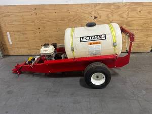 lot 2 image: NORTHSTAR Tow-Behind Trailer Sprayer, 55-Gallon, 7 GPM, 160cc Honda GX160 Engine, Model# 2827272 (102424407)