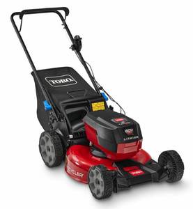 lot 5 image: TORO 60V Max 21 in. (53 cm) Recycler wSmartStow Push Lawn Mower with 4.0Ah Battery and Charger