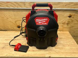 lot 5A image: MILWAUKEE M18 Fuel 18-Volt Lithium-Ion Brushless Cordless Drain Cleaning 38 in. Switch Pack Sectional Drum System (Tool Only)