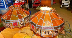 Michelob Tiffany Bar Lamp