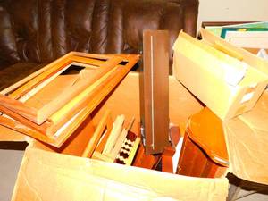 A Lot Filled With Miscellaneous Picture Frames