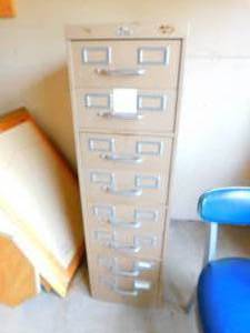 Eight Drawer File Cabinet