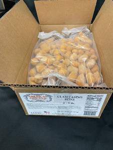 Box Clam Casino Bites - Frozen Appetizer 10lbs