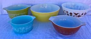 Vintage PYREX Bowls - Assorted Styles