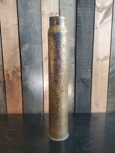 lot 3 image: 1943 WWII Shell Casing trench Art