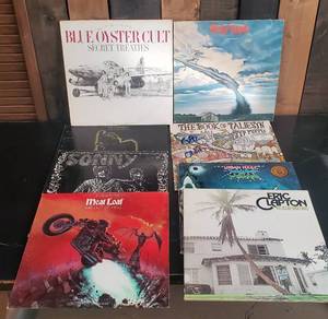 lot 5 image: 8 Vintage Rock and Roll Records Lps