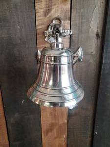 lot 13 image: Classy New Metal Marine Bell 