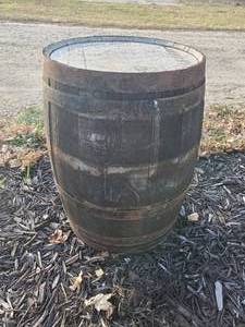 lot 78 image: Solid 32 Tall Wood Distillery Barrel