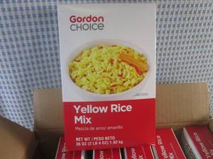 lot 209 image: (C-3) 6 Boxes of Yellow Rice Mix 36...