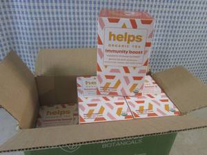 lot 211 image: (C-2) 6 Boxes of Helps Organic Tea ...