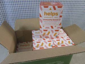 lot 213 image: (C-2) 6 Boxes of Helps Organic Tea ...