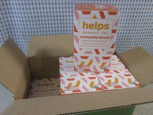 lot 214 image: (C-2) 6 Boxes of Helps Organic Tea ...