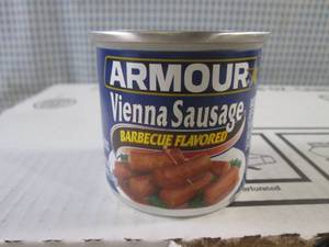 lot 221 image: (C-3) 24 Cans of Armour Vienna Saus...