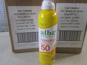 lot 236 image: (EC1) 12 Cans of Alba Botanica Hawa...