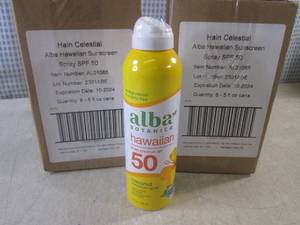 lot 237 image: (EC1) 12 Cans of Alba Botanica Hawa...