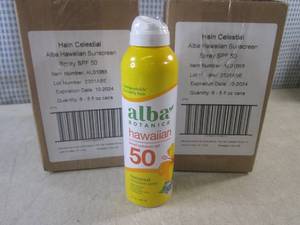lot 238 image: (EC1) 12 Cans of Alba Botanica Hawa...
