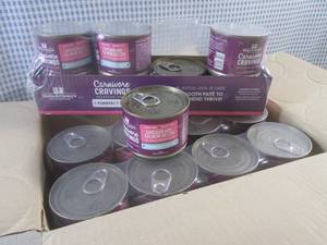 lot 241 image: (CS) 24 Cans of Chicken and Salmon ...