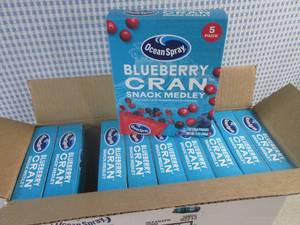 lot 243 image: (C-2) 10 Boxes of Ocean Spray Blueb...