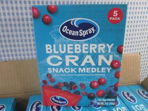 lot 244 image: (C-2) 10 Boxes of Ocean Spray Blueb...