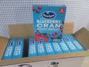 lot 245 image: (C-2) 10 Boxes of Ocean Spray Blueb...