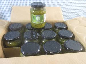 lot 252 image: (C-3) 12 Jars of Sweet Relish 12oz ...