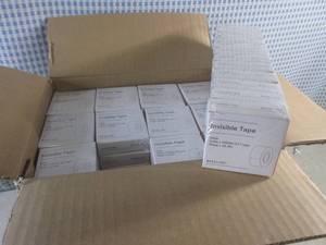 lot 282 image: (A-1) Case of 144 Rolls of Invisibl...