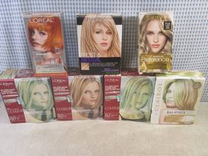 lot 307 image: (CS) 7 Assorted Hair Color Kits...