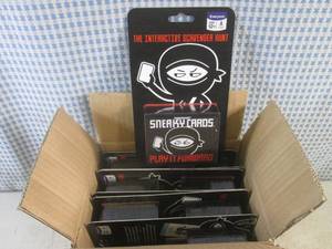 lot 318 image: (EC1) 8 Gamewright Sneaky Cards Pla...