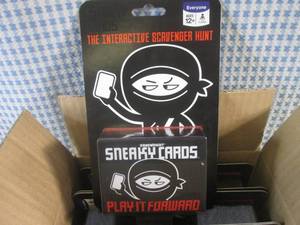 lot 321 image: (EC1) 8 Gamewright Sneaky Cards Pla...