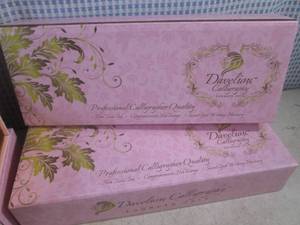 lot 352 image: (CSB) 3 New 19pc Davelion Calligrap...