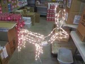 lot 23 image: (CS) Animated Lightup Reindeer - 47...
