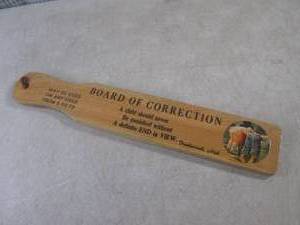 lot 31 image: (H-1) Vintage Board Of Corrections ...