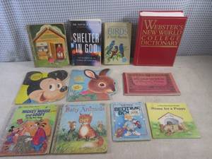 lot 54 image: (CSB) Vintage Kids Books, Webster D...